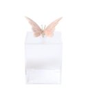 Ver imagem 3 de Kit Porta Pincel, Porta Cotonete e Porta Algodão Borboleta Rosa