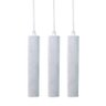 Kit 3x Pendente Tubo Cilindro Branco Alumínio Balcão Cozinha Mr11 + Lâmpadas Led 6000k Bivolt - 1
