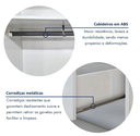 Ver imagem 5 de Guarda Roupa Solteiro Império Light 138cm 2 Portas 2 Gavetas - Branco