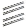 Corrediça Telescópica para Gavetas H40mm X 50cm Zincada 4 Pares - Jomarca - 1
