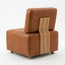Ver mais imagens de Poltrona Modular e Puff Block Pes Madeira Courino Tcs 727 Moll