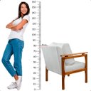 Ver imagem 6 de Kit 4 Poltrona Sala Decorativa Dallas Estofada Boucle Cru Base Madeira Castanho - Arkell