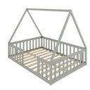 Ver imagem 3 de Cama Casal Montessoriana Valentina Cinza