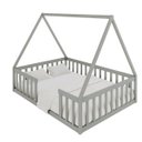 Ver imagem 2 de Cama Casal Montessoriana Valentina Cinza