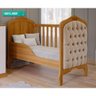 Berço Mini Cama 100 % Mdf com Capitone Harmonia Permobili Nature/bege Nature/branco - 2