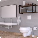 Ver imagem 2 de Prateleira Estilo Industrial Banheiro Parede Gnd Pm 100cm