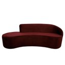 Ver imagem 6 de Sofá Curvo Infinity 2,10 Veludo Malbec Braço Direito- Larbelle