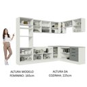 Ver imagem 7 de Cozinha Completa 479001 Com Armário E Balcão Branco/Cinza