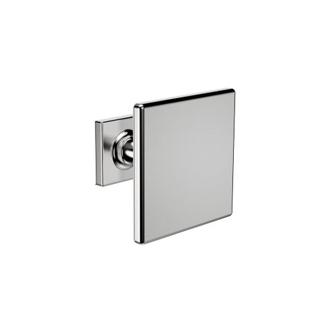 Kit com 05 Pçs Puxador Nilla (30mm) Ponto Quadrado Cromado