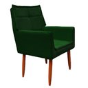Ver imagem 4 de Poltrona Decorativa Luna Suede Verde - Dominic Decor