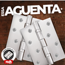 Ver imagem 7 de Dobradiça para Porta Casanova Embutir Inox com Rolamento 4" X 3" 2.0mm 70kg com 3 Unidades + Parafus