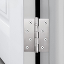 Ver imagem 2 de Dobradiça para Porta Casanova Embutir Inox com Rolamento 4" X 3" 2.0mm 70kg com 3 Unidades + Parafus