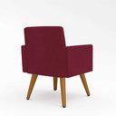 Ver imagem 5 de Kit 7 Poltronas Nina Decorativa para Recepção Balaqui Decor - Marsala