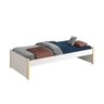 Cama Solteiro Evolutiva Ravi 2 em 1 com Pés Madeira Natural - Reller - Branco Fosco - 4