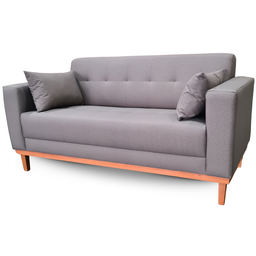 Sofá Gianni | Base de Madeira & Tecido Acquablock Impermeável | Medida 160cm | Cortiça - 3