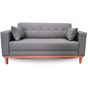 Sofá Gianni | Base de Madeira & Tecido Acquablock Impermeável | Medida 160cm | Cortiça