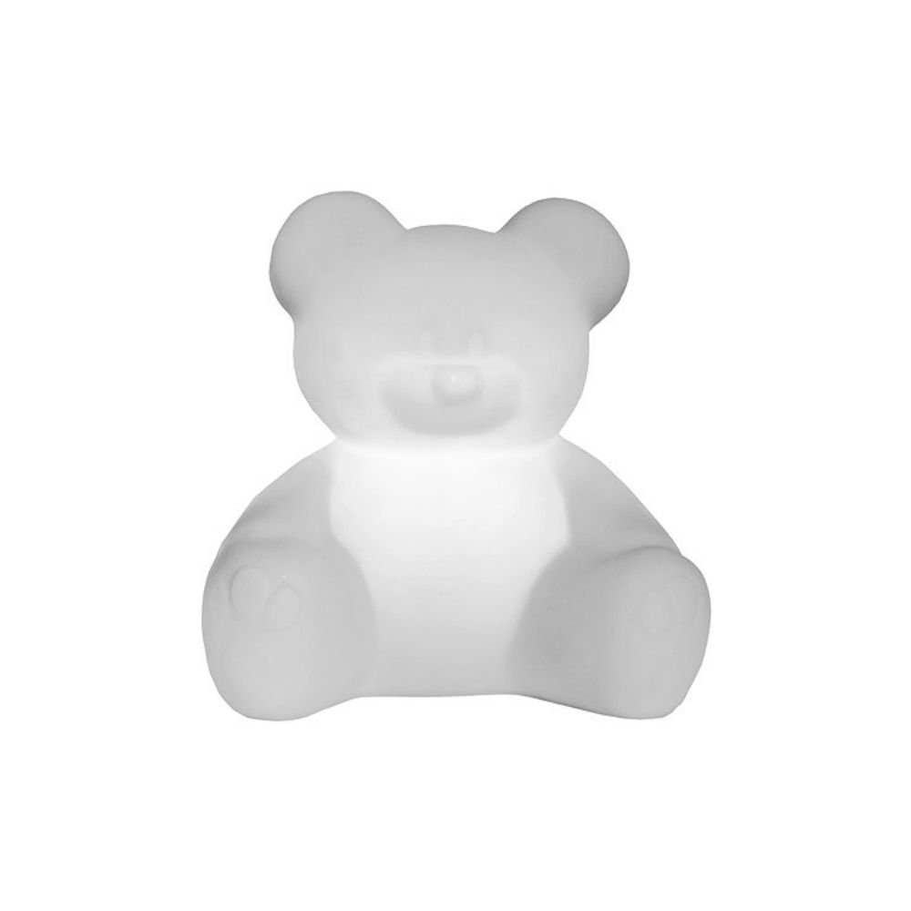 Luminária Infantil Mesa Quarto do Bebê Usare Ursinho Urso Teddy Bear Branco - 2