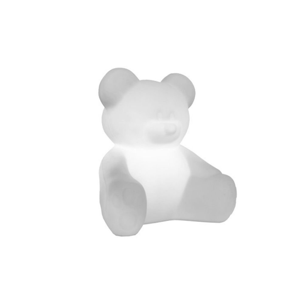 Luminária Infantil Mesa Quarto do Bebê Usare Ursinho Urso Teddy Bear Branco - 3