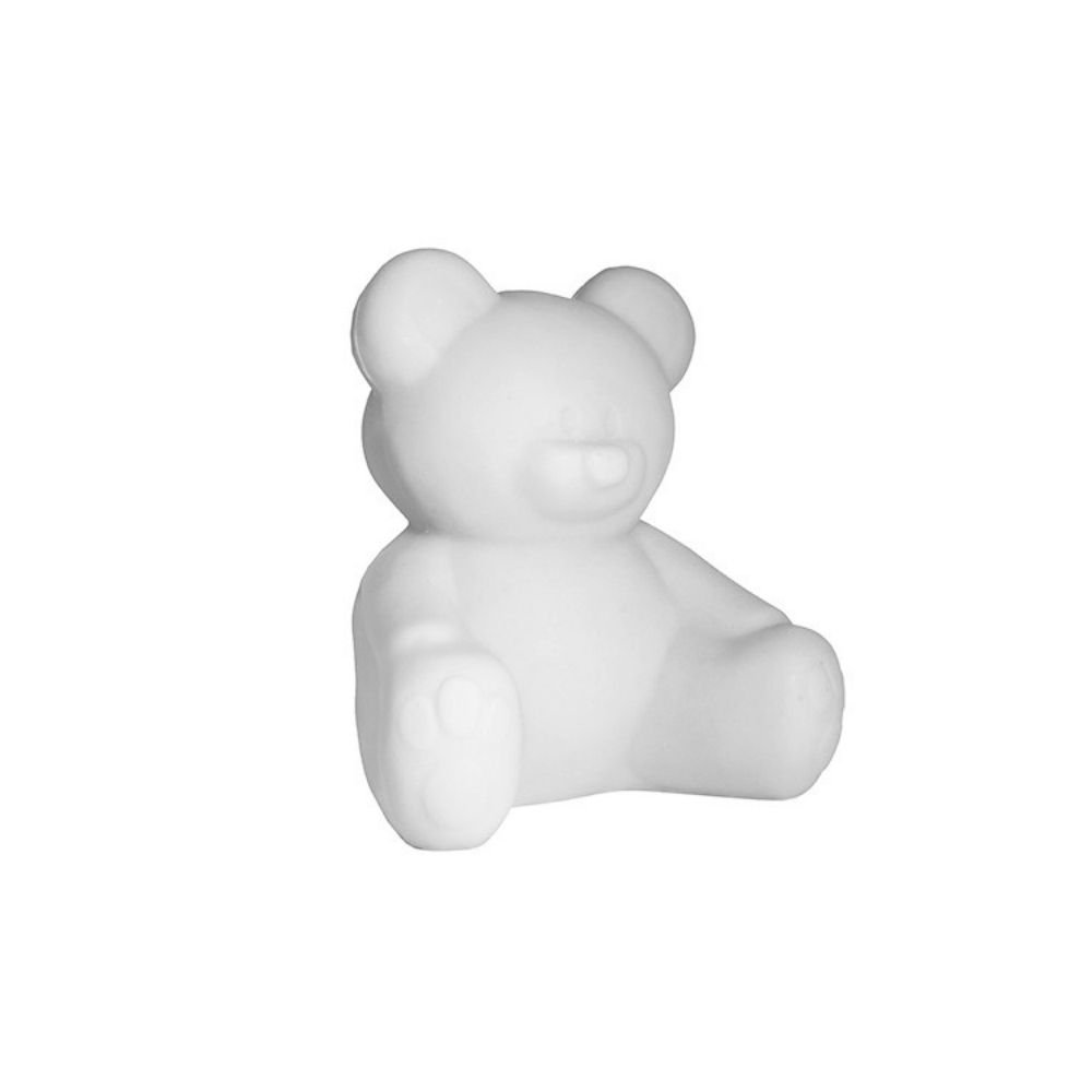 Luminária Infantil Mesa Quarto do Bebê Usare Ursinho Urso Teddy Bear Branco - 5