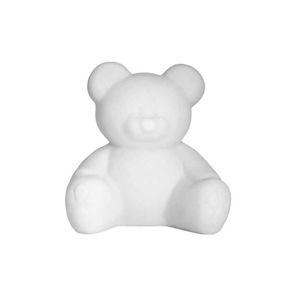 Luminária Infantil Mesa Quarto do Bebê Usare Ursinho Urso Teddy Bear Branco - 4