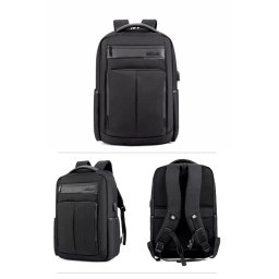 Mochila Arctic Hunter Dia a Dia Com Saída USB Unissex Preta B00121C - 10
