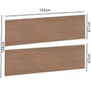 Ver imagem 2 de Conjunto Painel para Cabeceira de Casal Requinte+ 100%MDF