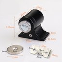 Ver imagem 2 de Fixador Prendedor Trava De Porta Magnético Preto Super Imã de Neodímio - Black Facil Negocio Importa