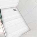 Ver imagem 1 de Adesivo Piso Box Madeira Branca Antiderrapante Colacomigo Adesivo para Piso 1,20 X 0,97 Metros