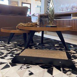 Arranhador De Chão Para Gato Refil de Papelão - Pallazio - Preto Acetinado - 2