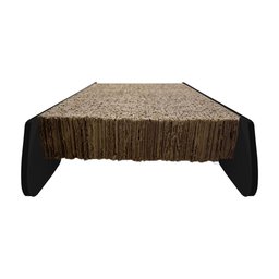 Arranhador De Chão Para Gato Refil de Papelão - Pallazio - Preto Acetinado - 3