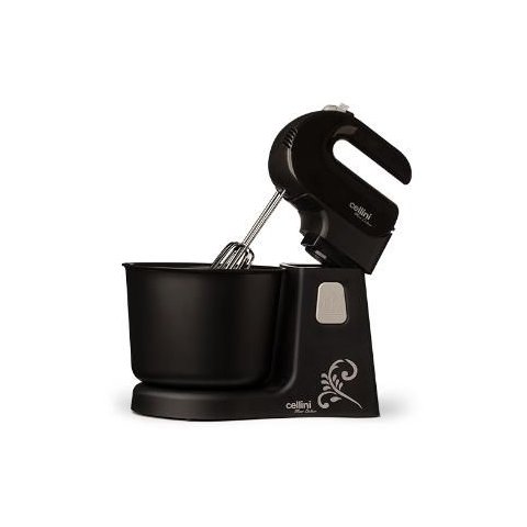 Batedeira Maxi Deluxe Cellini Preto 4 Velocidades 300w 127v