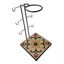 Ver imagem 3 de Suporte Coador Café Mancebo Filtro Ferro e Ladrilho Rústico Ladrilho D1