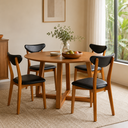 Ver imagem 3 de Kit 4 Cadeira de Jantar Madeira Maciça Floripa Estofada Premium Ergonomica Confortável Di Franco