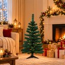 Ver imagem 1 de Árvore de Natal Verde 90cm 90 Galhos Decoração Natalina