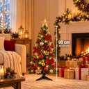 Ver imagem 3 de Árvore de Natal Verde 90cm 90 Galhos Decoração Natalina