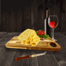 Tabua de Carnes Churrasco Grande Madeira Rústica Teca 26x40 Smart Eco - 2
