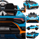 Ver imagem 2 de Carro Eletrico Zippy Toys Lamborghini Huracan 12v Controle Azul