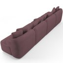 Ver imagem 7 de Sofá 5 Lugares para Sala de Estar Living 388cm Arlo F04 Veludo Lilás - Lyam Decor