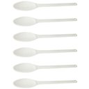 Ver imagem 1 de Kit 6 Colheres Grandes para Cozinha Industrial 59cm Plástico Brancas Restaurantes