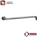 Ver imagem 4 de Barra de Apoio Horizontal Inox com Curva - Modelo 02 - Inox 340 - 110x90x12 Cm