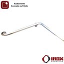 Ver imagem 6 de Barra de Apoio Horizontal Inox com Curva - Modelo 02 - Inox 340 - 110x90x12 Cm