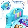 Tapete de Atividades Infantil com Mobile e Piano Azul - Importway - 2