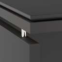 Ver imagem 5 de Mesa de Escritório 160cm com Tampo Duplo Oslo