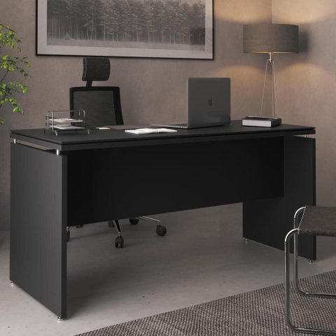 Mesa de Escritório 160cm com Tampo Duplo Oslo