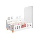 Ver imagem 1 de Cama Infantil Montessoriana Nina com Colchão Juvenil LED Nicho Branca Acompanha Lençol Infantil