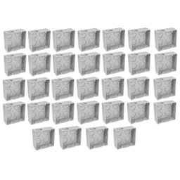 Caixa Passagem Pvc 4 X 4 Hidrossol Cinza Caixa C/32un - 1