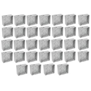 Caixa Passagem Pvc 4 X 4 Hidrossol Cinza Caixa C/32un
