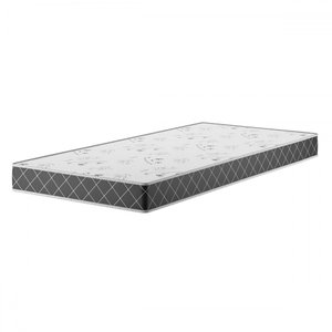 Colchão Espuma D20 Casal 12cm 1,88cm 1,38cm Double Face Fusion Xadrez Preto