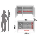 Ver imagem 6 de Kit 7 Peças 2 Mesas L com 1 Gaveteiro 2 Balcões e 2 Balcões