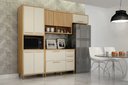 Ver imagem 3 de Cozinha Torino 4 Peças Valdemoveis Cinamomo/off White